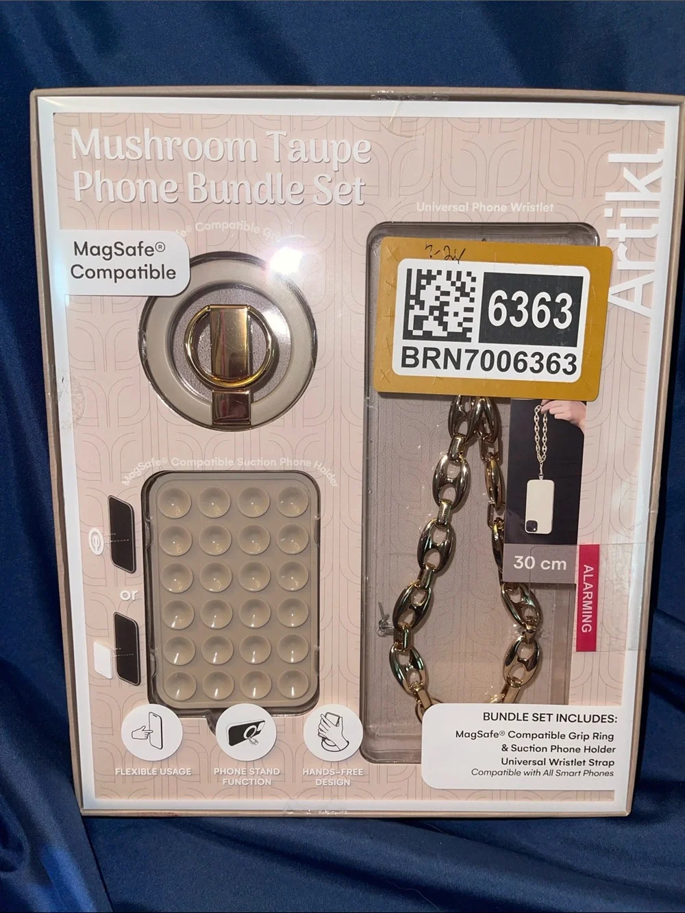 Mushroom Taupe Phone Bundle Set - Taupe